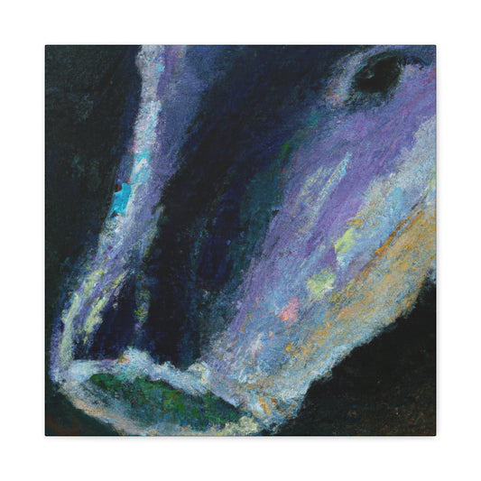 "Bowhead Whale Impressionism" - Canvas