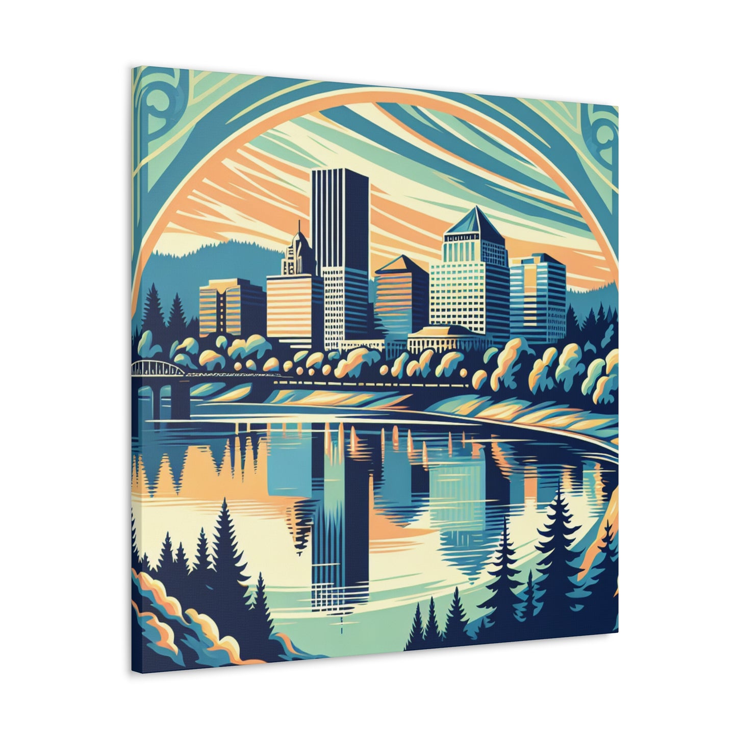 "Enchanting Grace of Portland" - Canvas