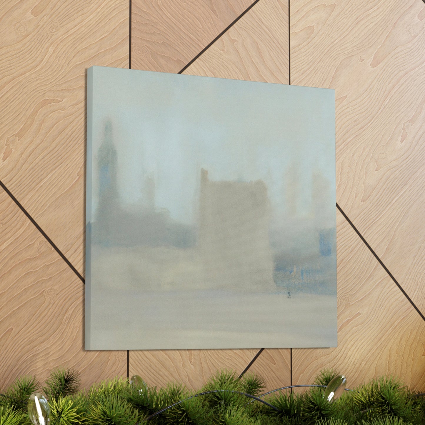 Urban Lightscape View - Canvas