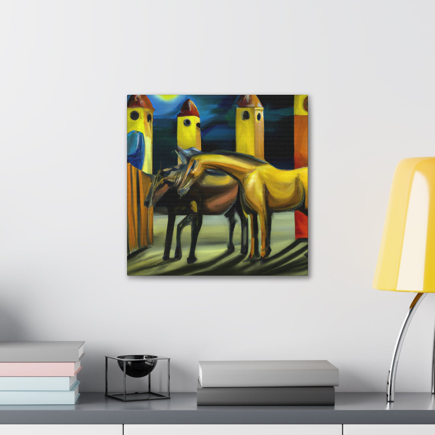 Horse Riderless Gallop - Canvas