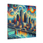 "Enigmatic Echoes of Cincinnati" - Canvas