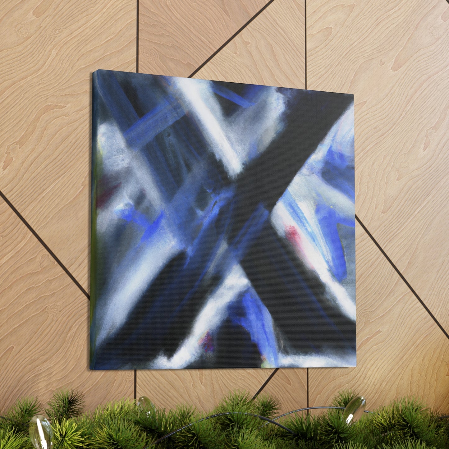 X in Expressionistic Hues - Canvas