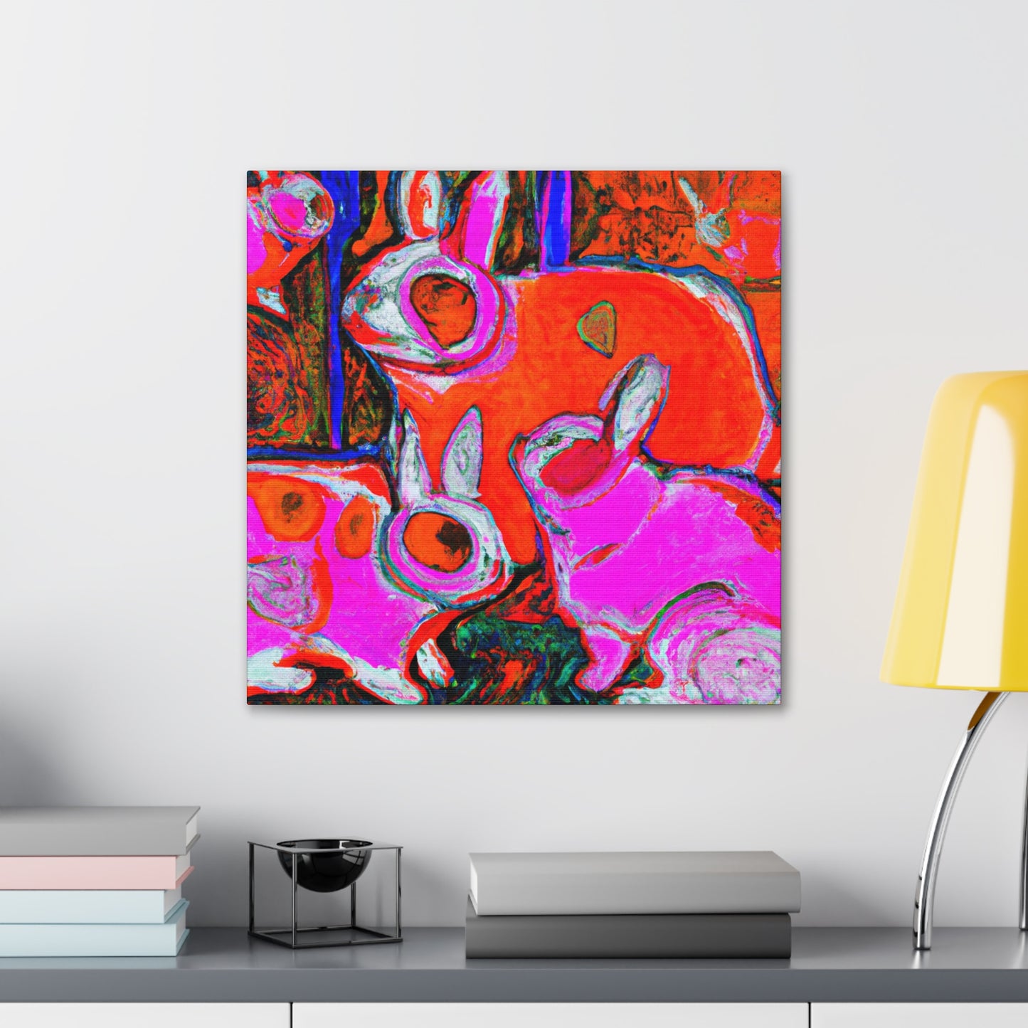 Rabbit in Wonderland Dream - Canvas