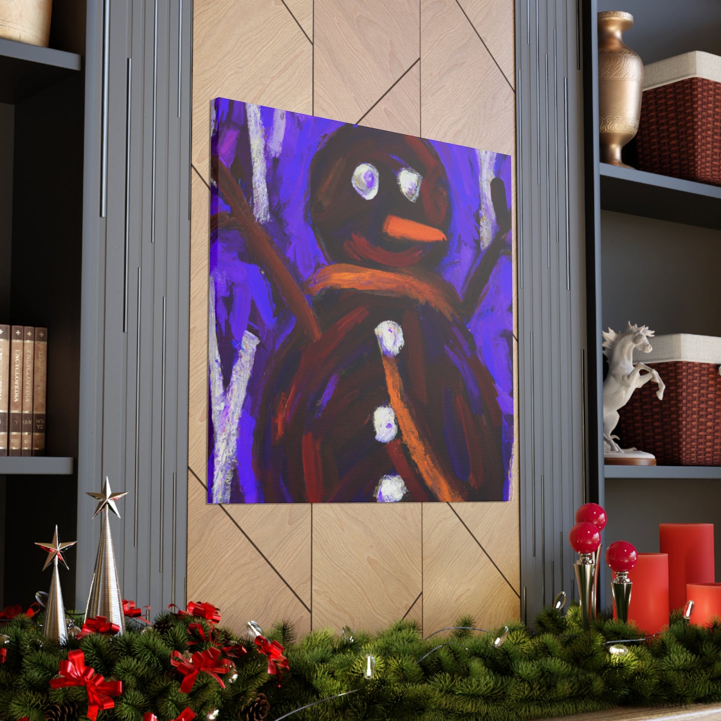 Frosty the Snowman. - Canvas