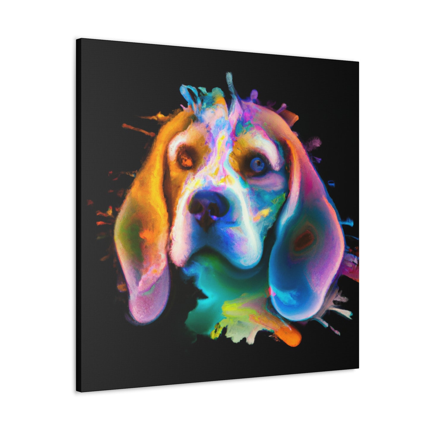 Beagle Art: Poetry - Canvas