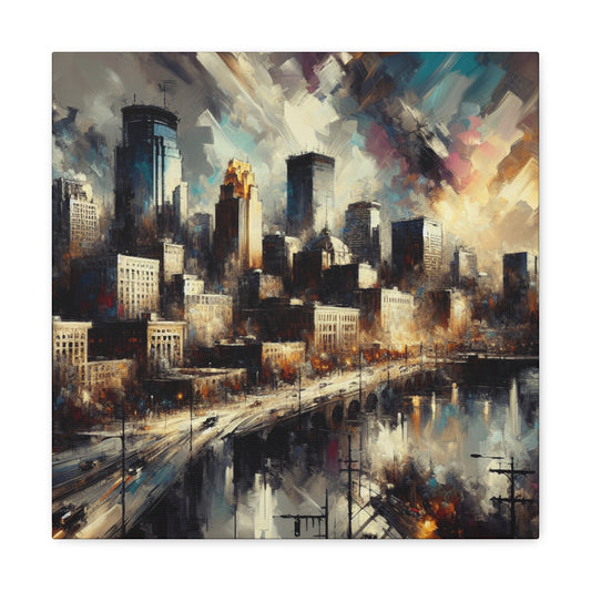 Vibrant Midwest Metropolis - Canvas