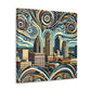 "Texas Tapestry: San Antonio" - Canvas