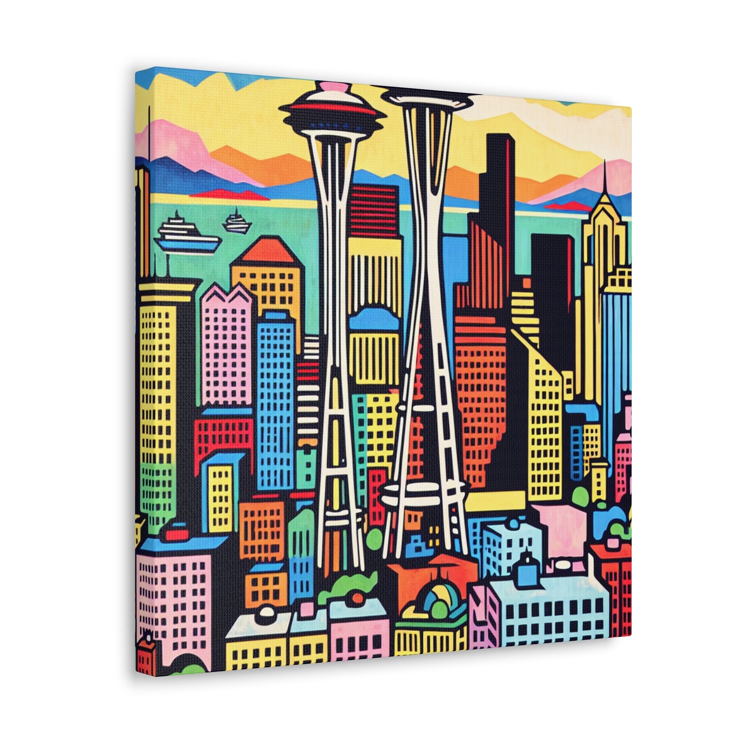 Emerald City Excitement - Canvas