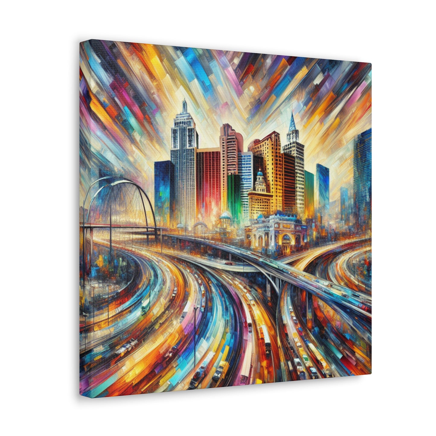 Glimmers of Sin City - Canvas