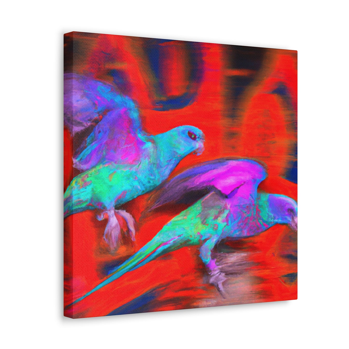 "Pionus in the City" - Canvas