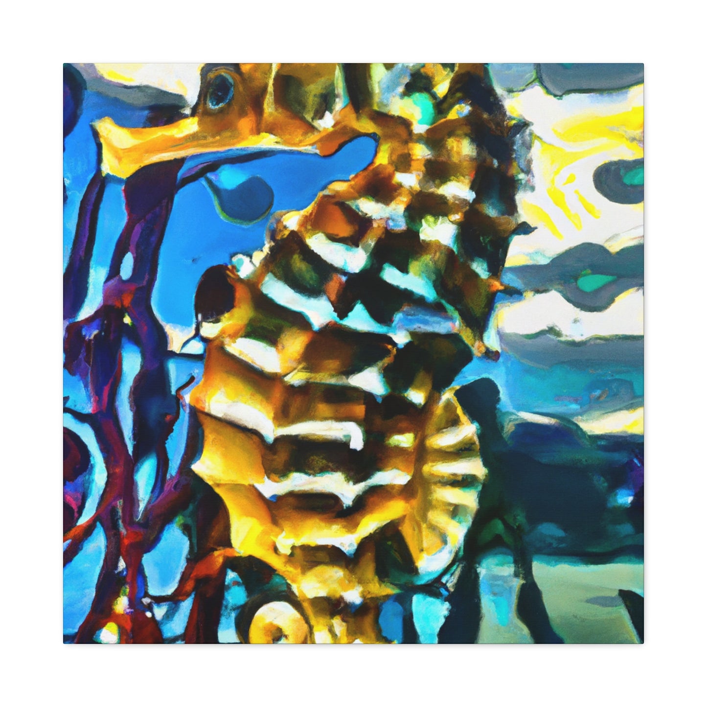 "Seahorse in Surreality" - Canvas