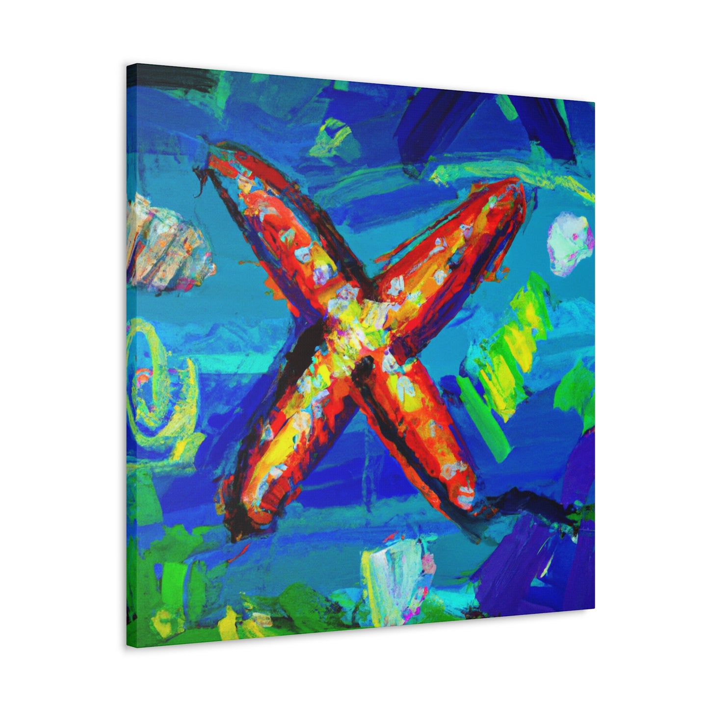 "Starfish in Expressionism" - Canvas