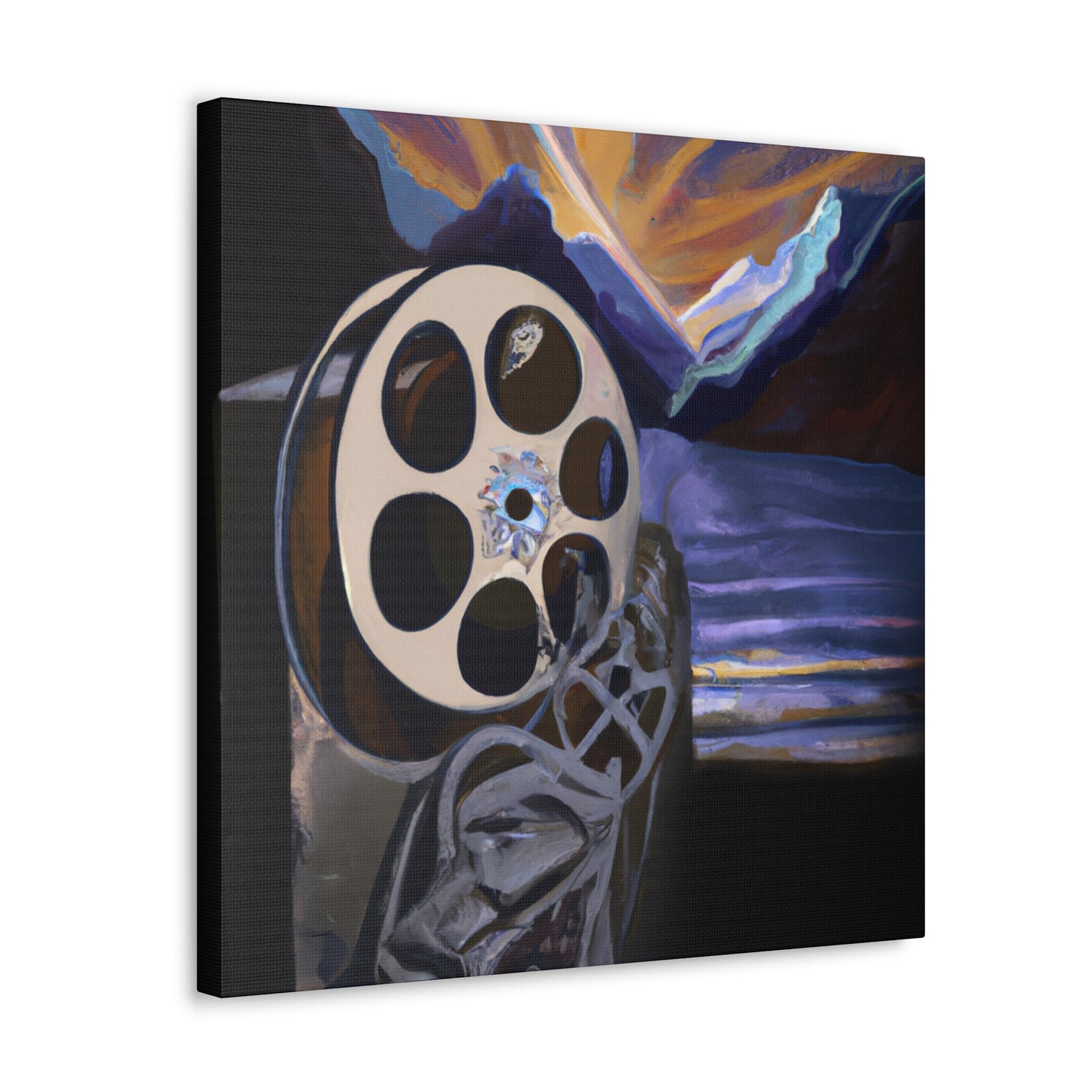 "Vintage Reel Memories" - Canvas