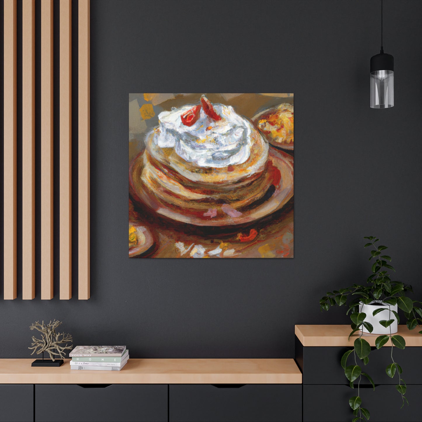 "Pancakes in Impressionism" - Canvas