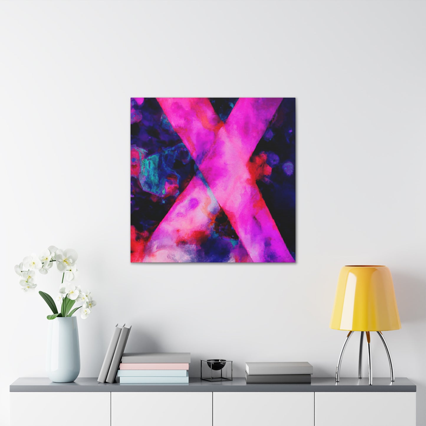 "X in Abstraction Form" - Canvas