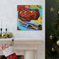 Grilled Steak Fauvism - Canvas