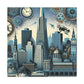 Brass City Skylines - Canvas