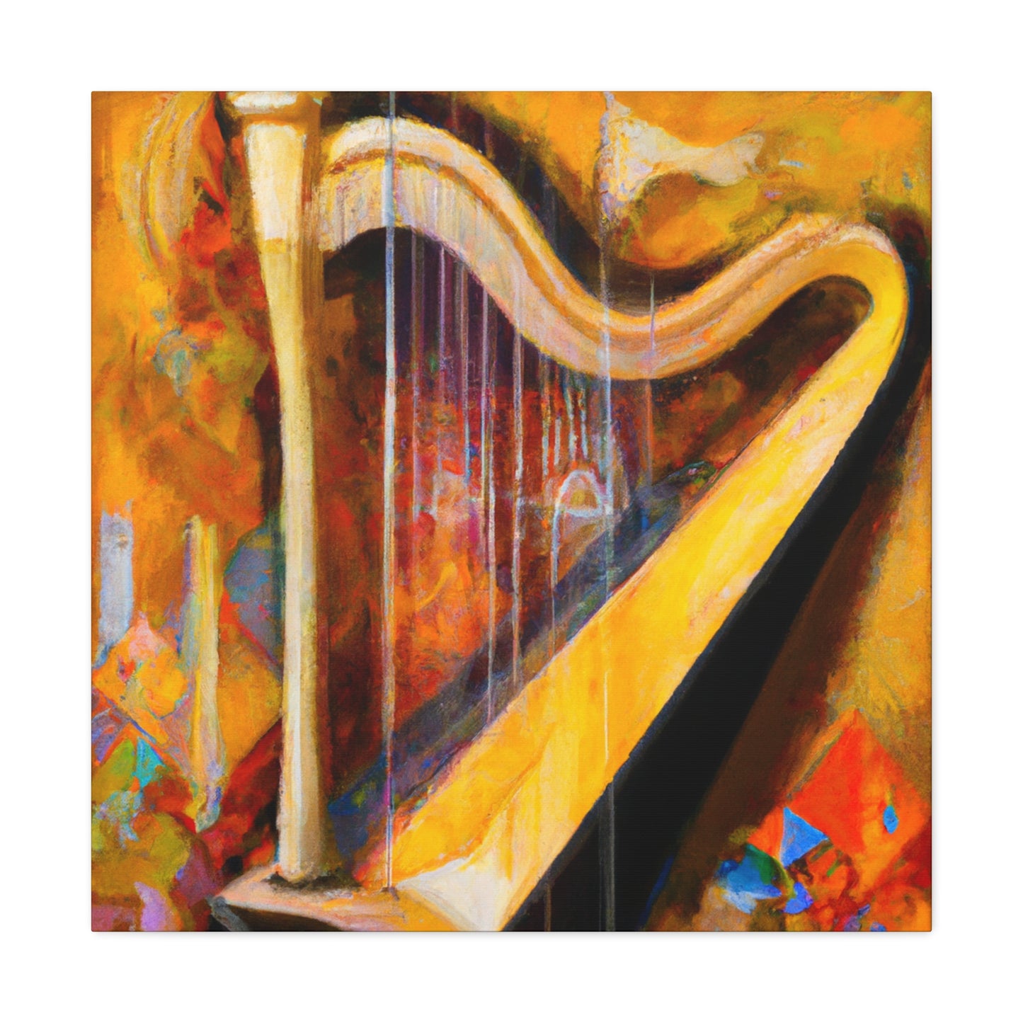 "Harp in Harmony" - Canvas