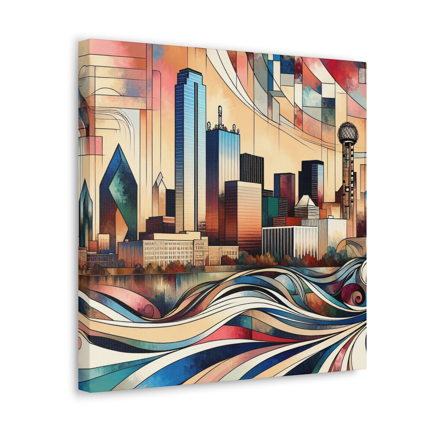 "Dallas Symphony of Contrasts" - Canvas