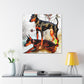 "Doberman's Bold Spirit" - Canvas