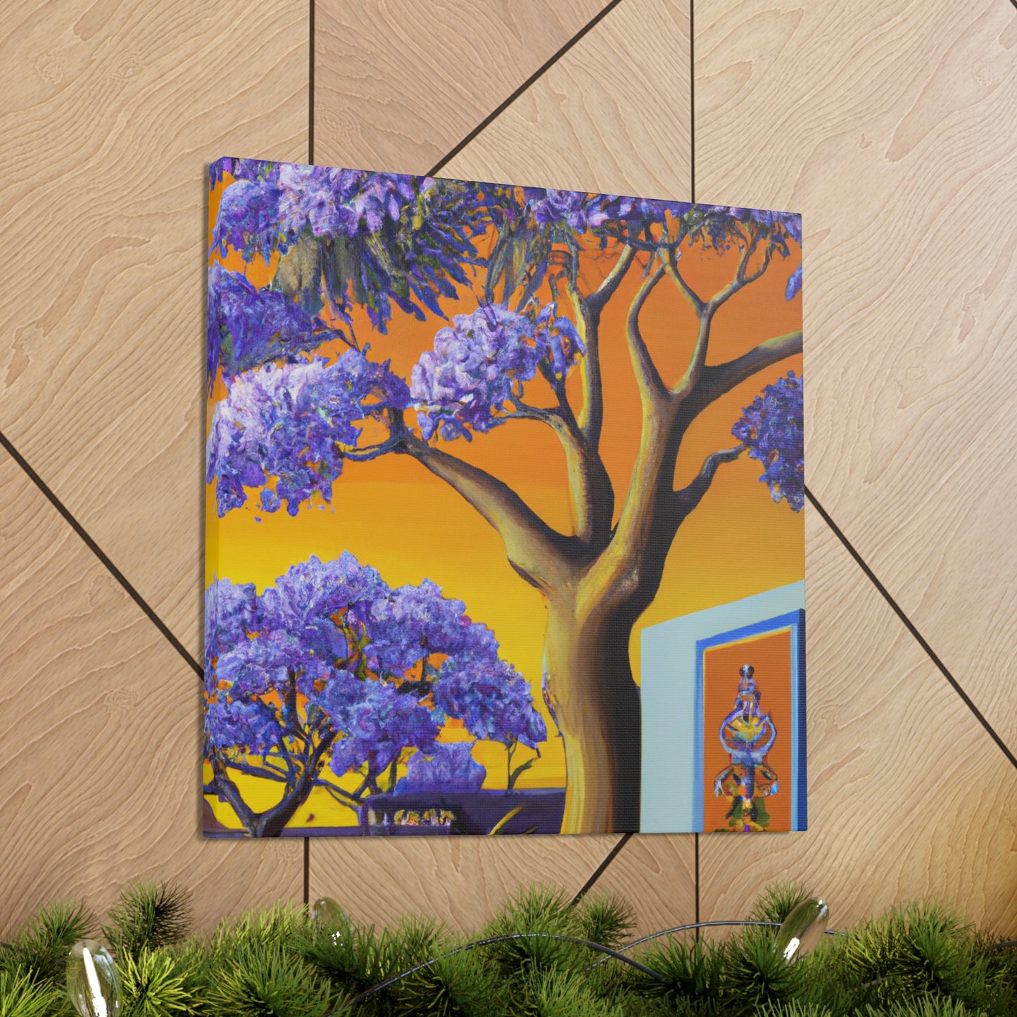 "Purple Jacaranda Bloom" - Canvas