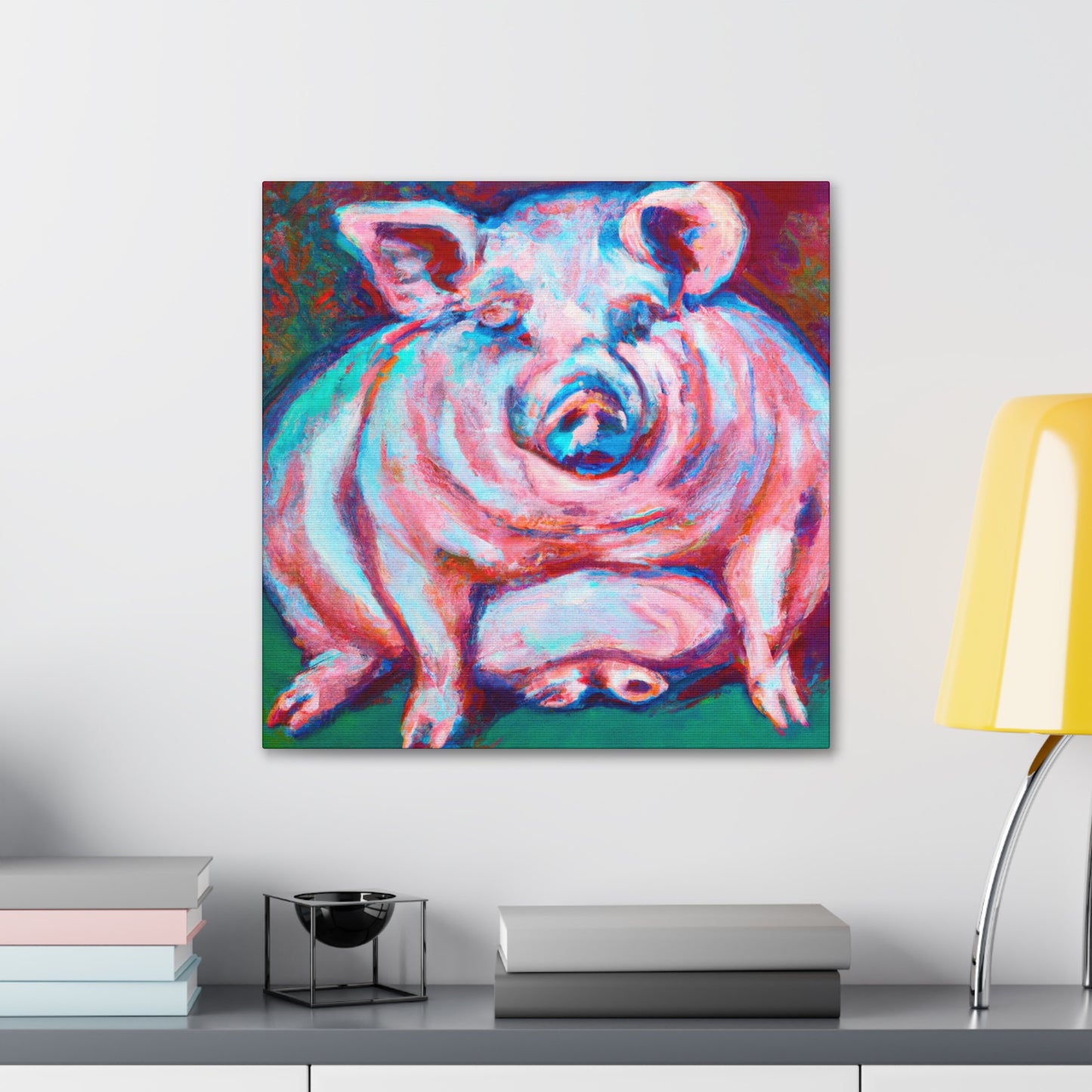 "Portrait of the Piggy" - Canvas