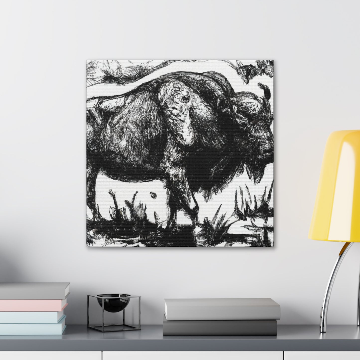 "Bison of the Prairie" - Canvas