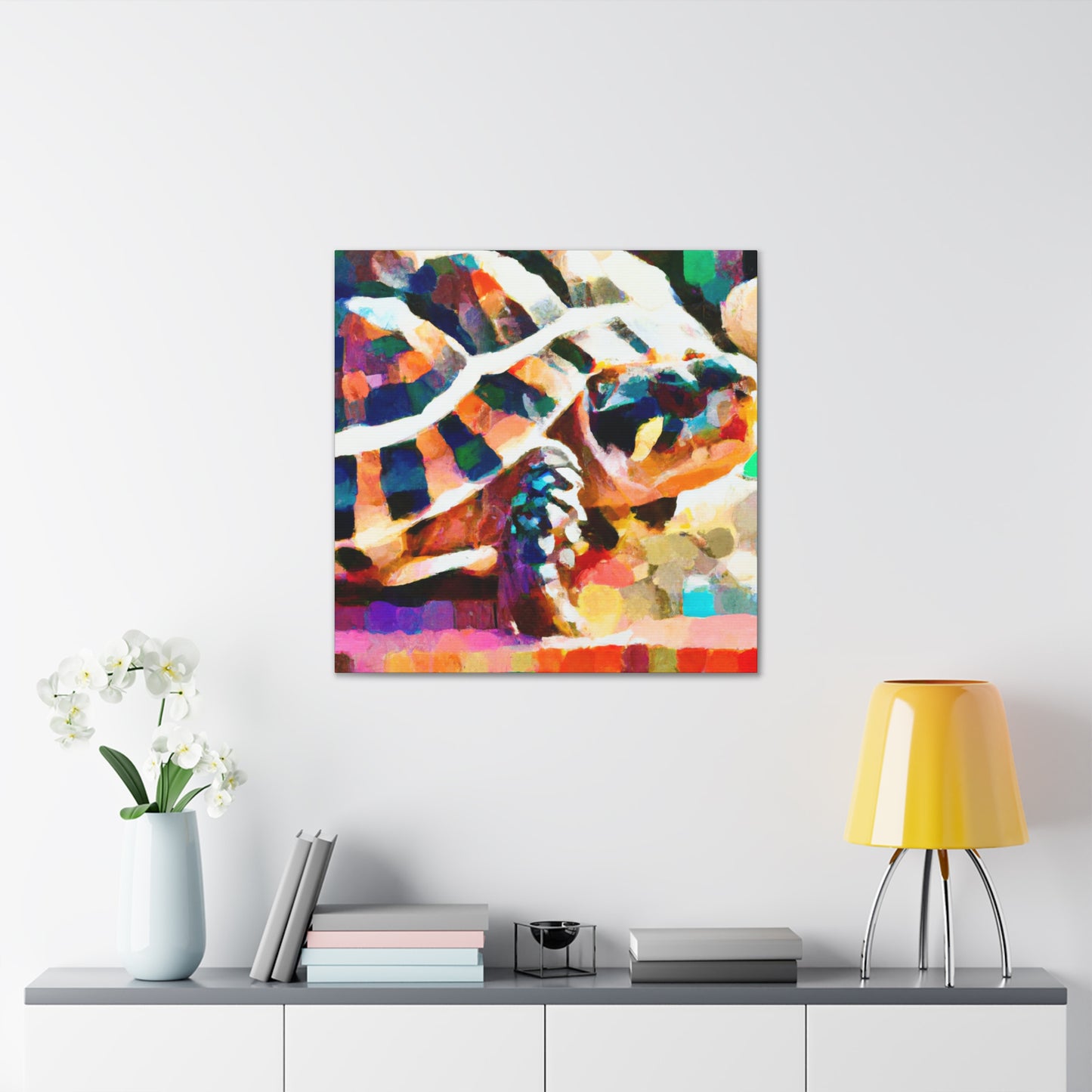 "Box Turtle Contemplation" - Canvas