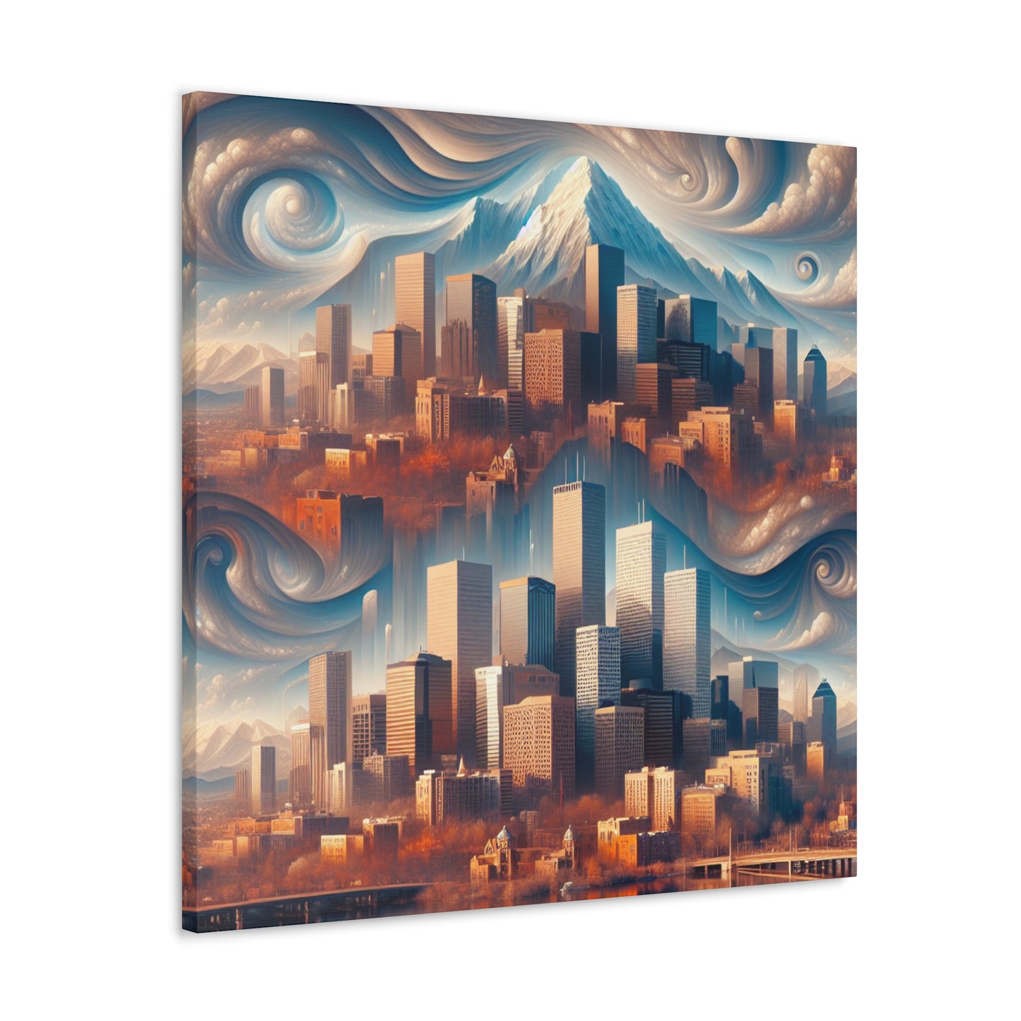 "Enigmatic Mile-High Canvas" - Canvas