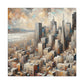 Foggy City Gravitation - Canvas