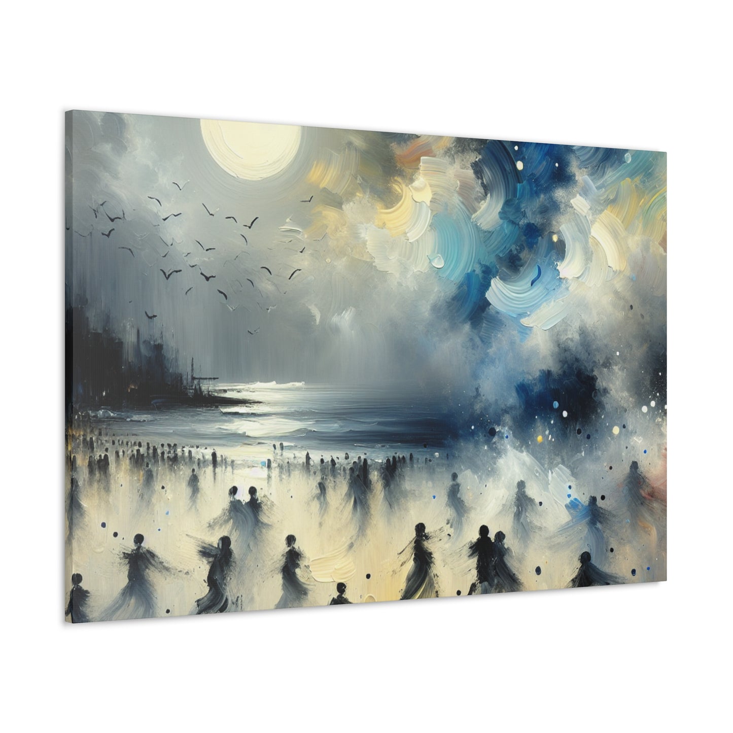 Luminescent Nocturnal Celebration - Canvas