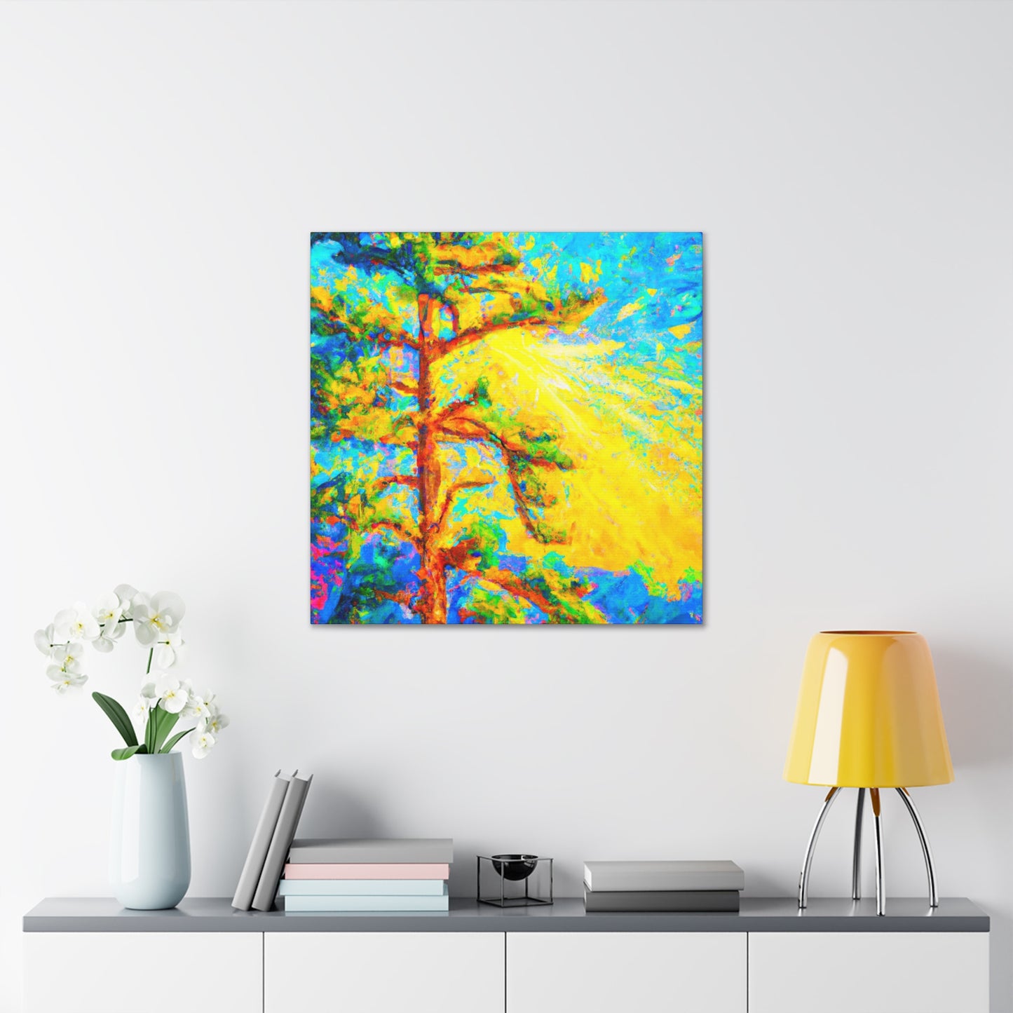 Cedar Tree Grandeur. - Canvas