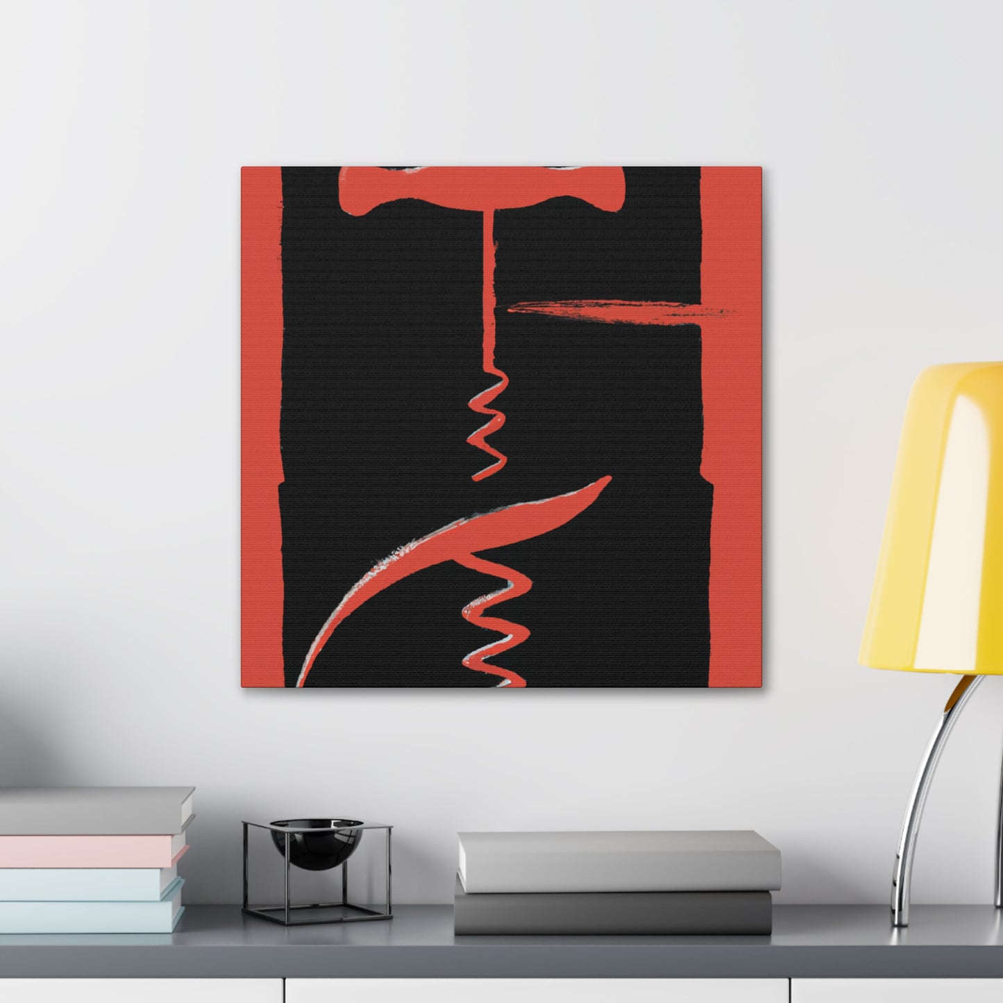 Corkscrew in Monochrome - Canvas