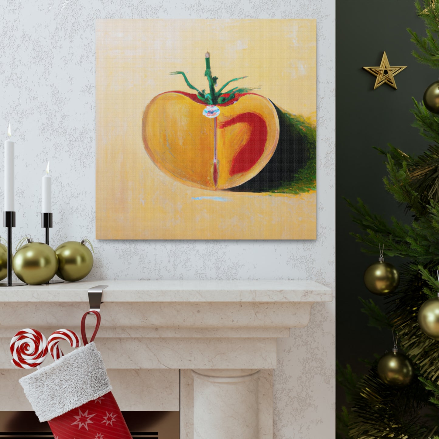 Tomato Radiant Glows - Canvas