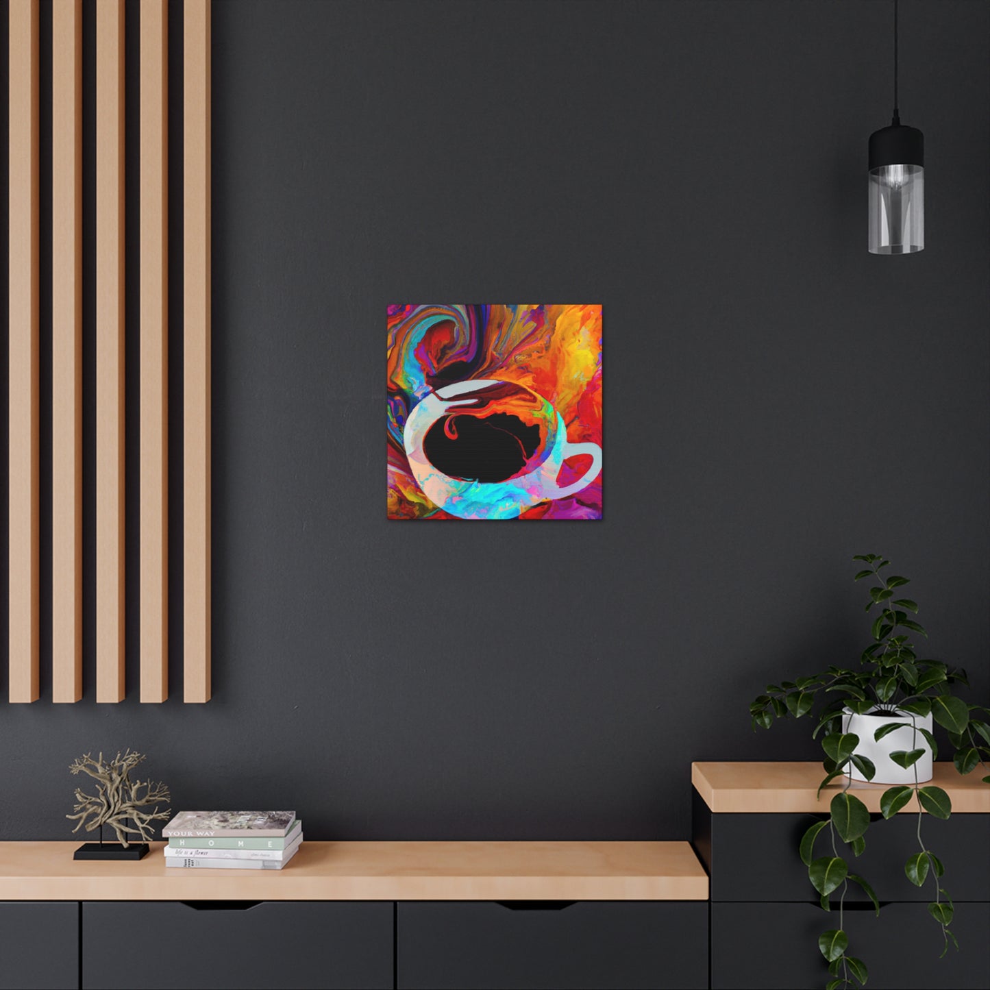 Coffee Cup Pop Art - Canvas