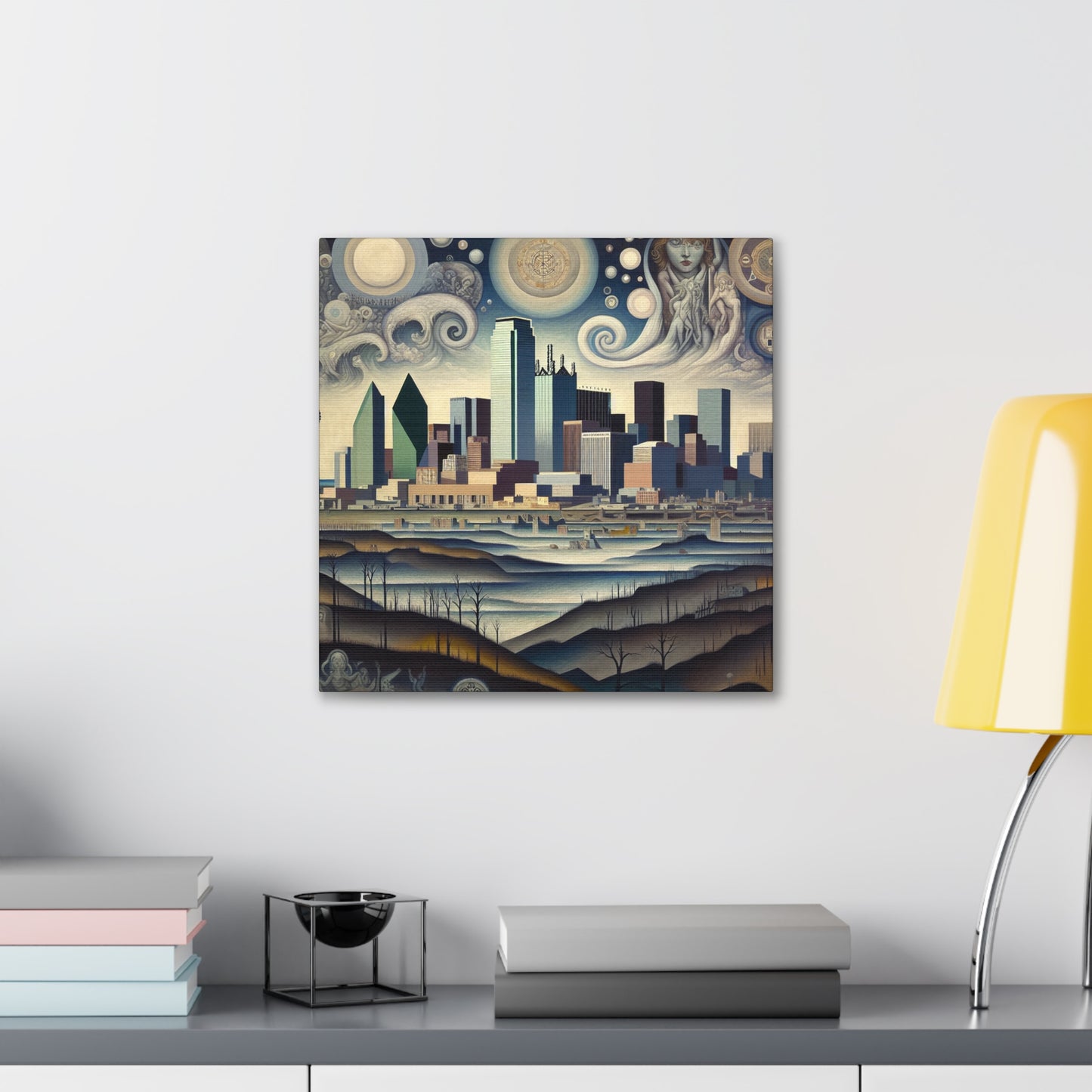 "Sunset Retreat in Dallas" - Canvas