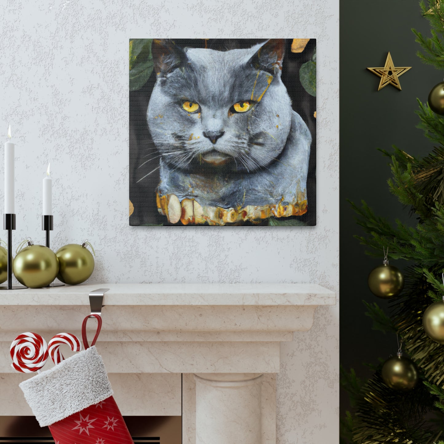 "Purrfect British Shorthair" - Canvas