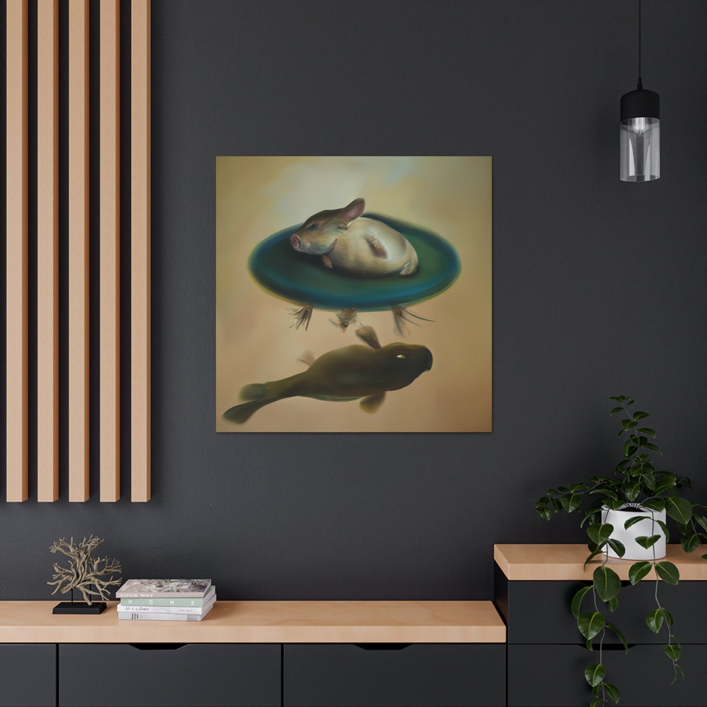 Corydoras Catfish Dreamscape - Canvas