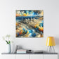 "Eclectic Urban Serenity" - Canvas