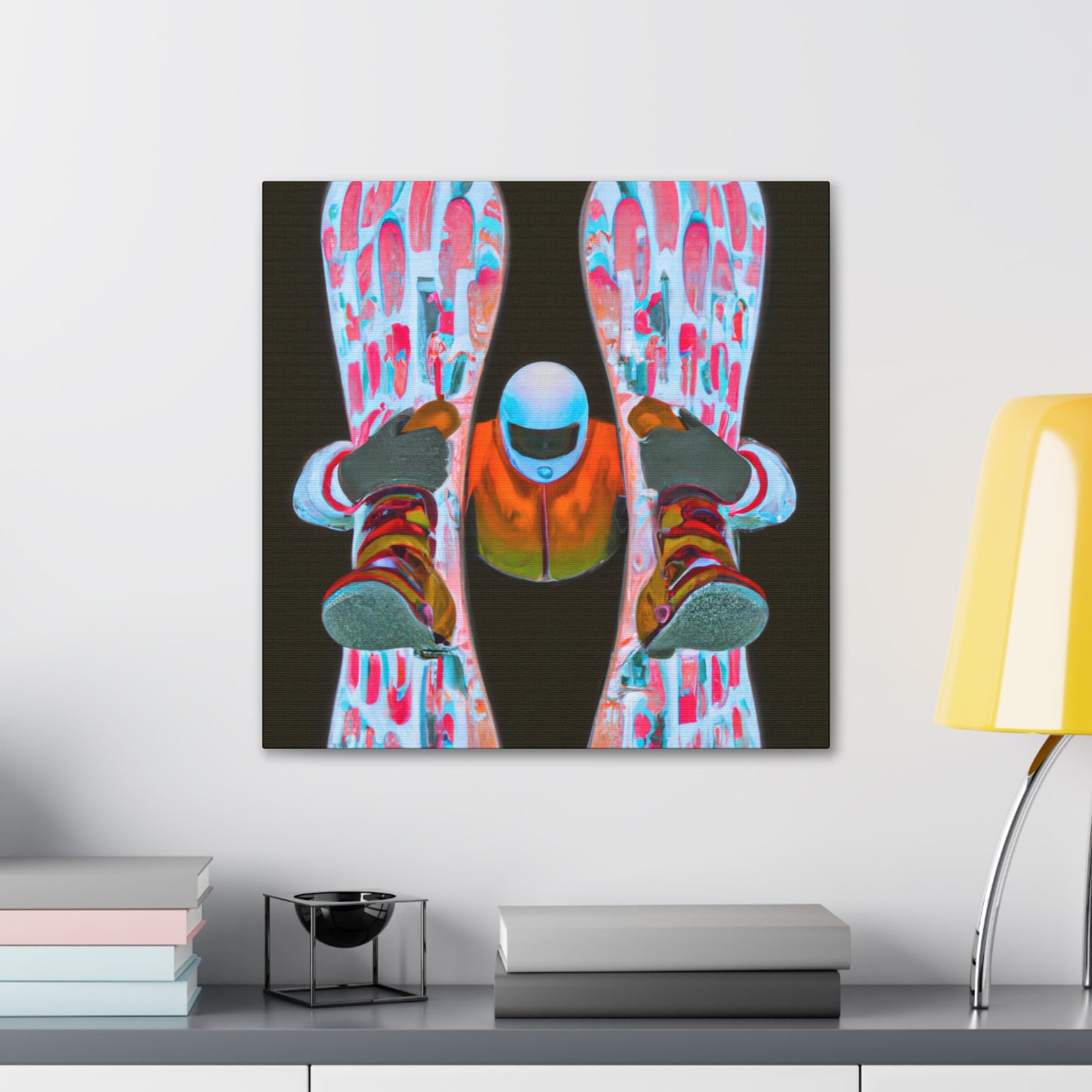 Snow Boarding Dreamscape - Canvas