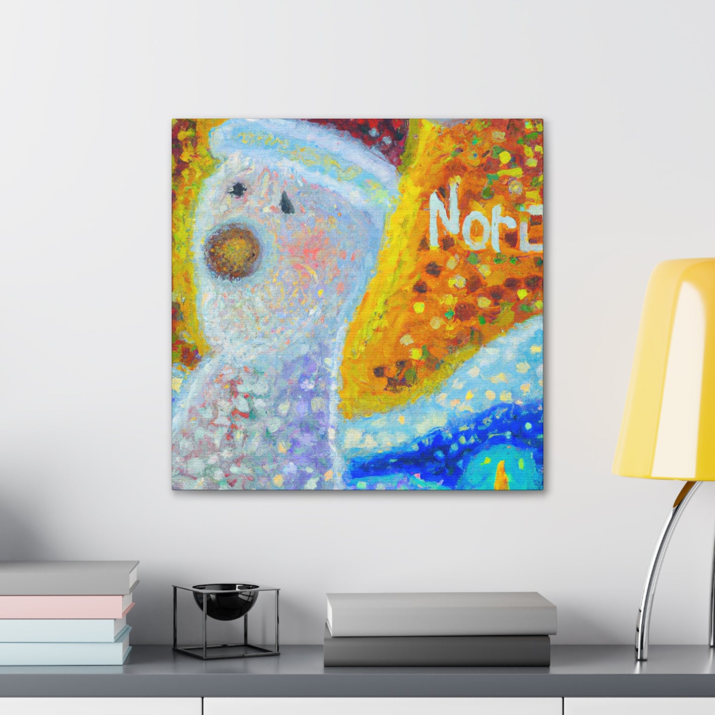 "Polar Pointillism Vision" - Canvas