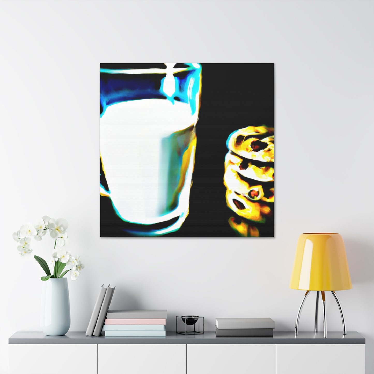 Milk and Cookie Treat - Canvas