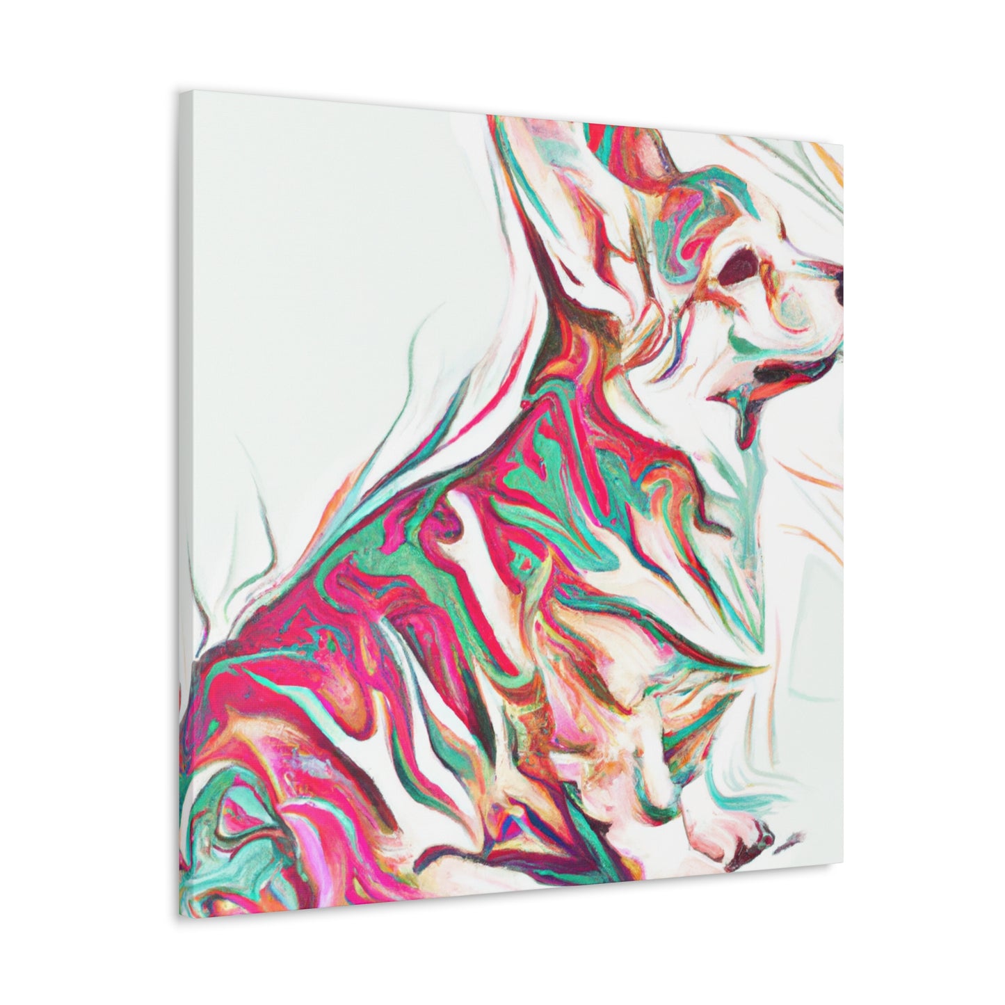 Corgi Playful Expression - Canvas