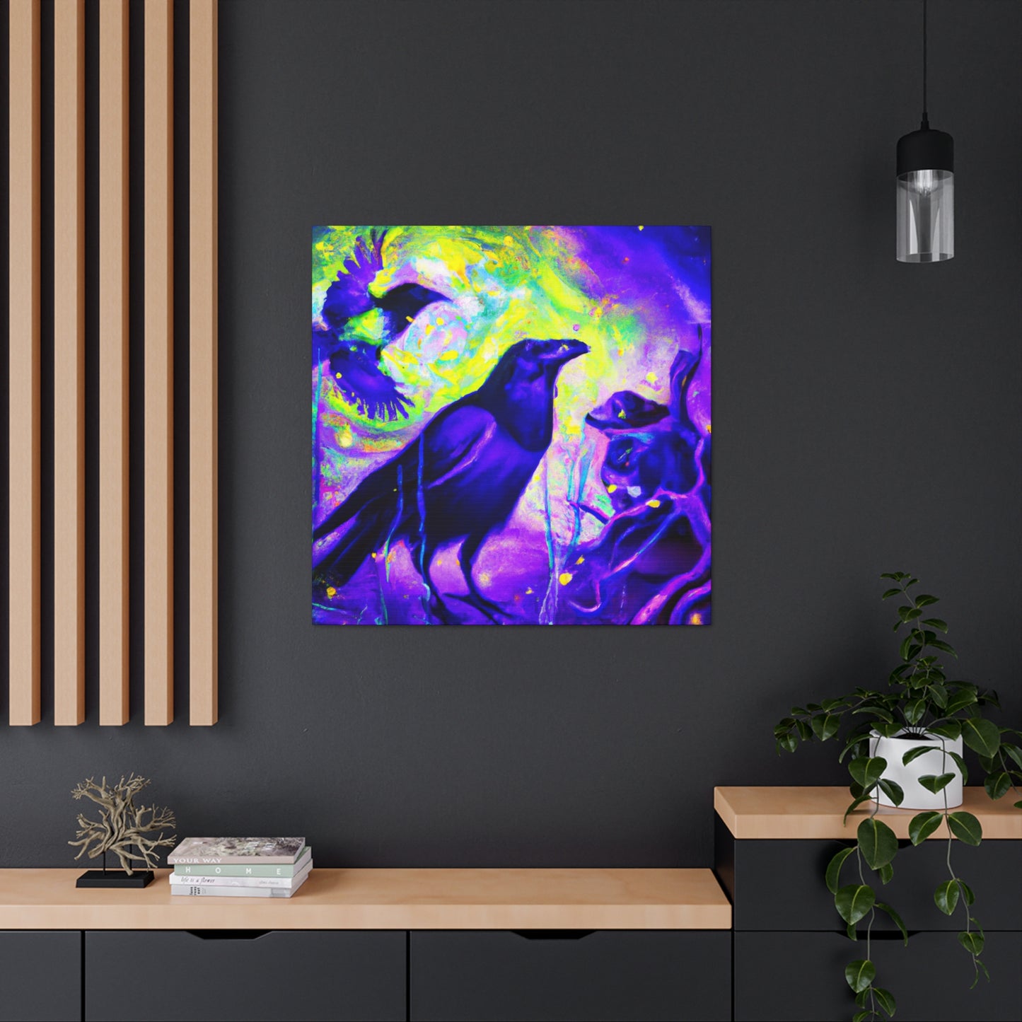 "Crow in Dreamland" - Canvas