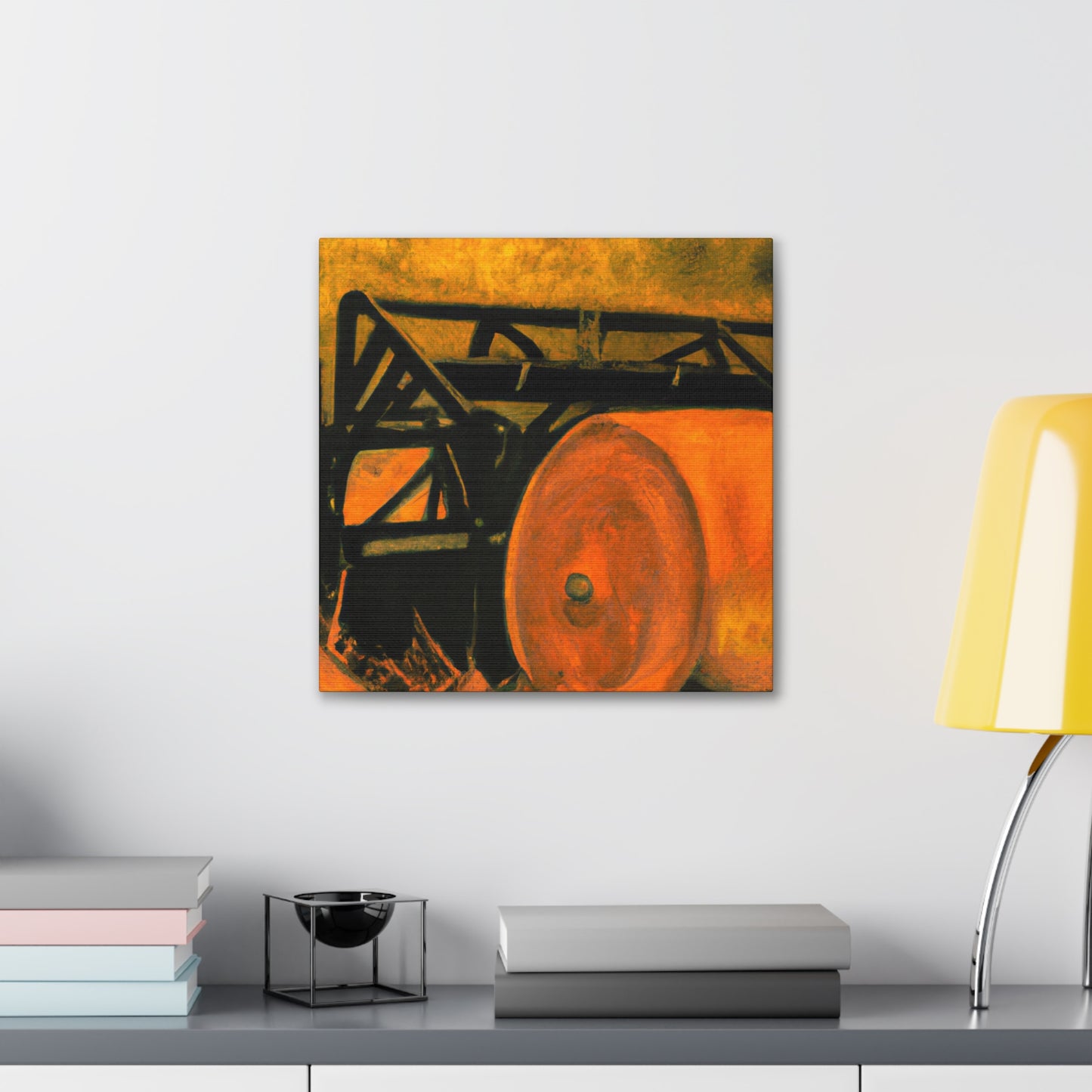 "A Baler's Contentment" - Canvas