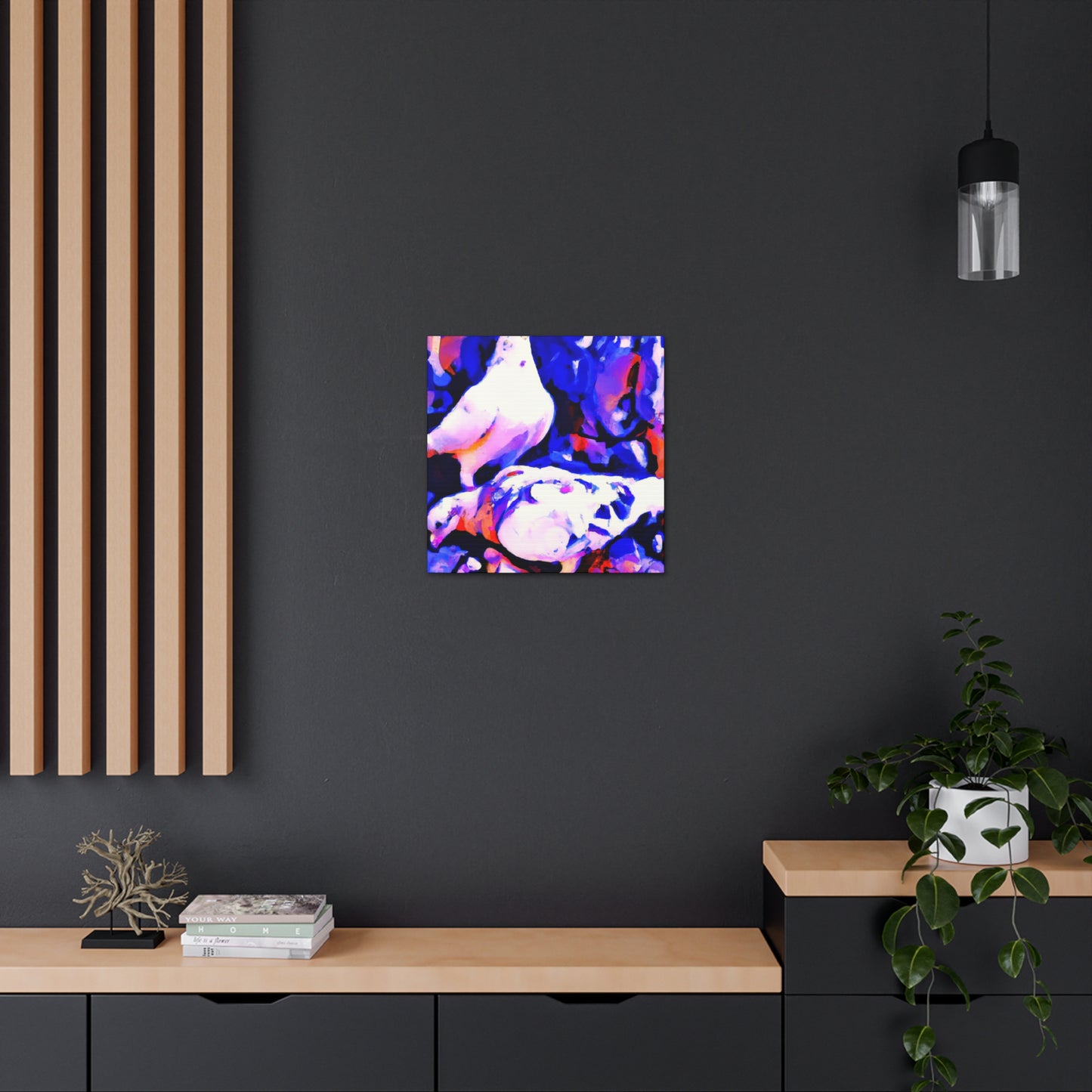 Pigeon in Abstraction - Canvas