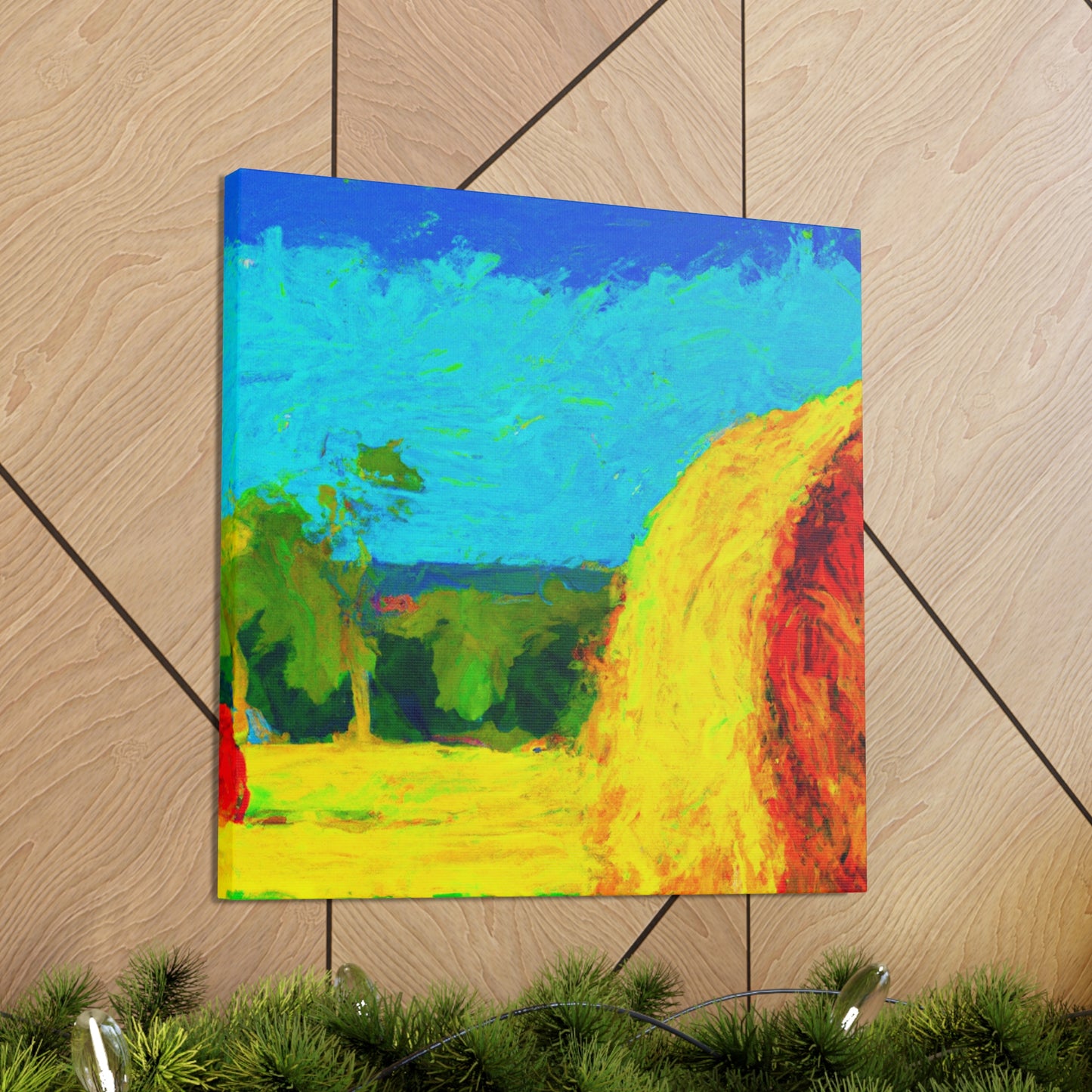 "Hay Field Impressionism" - Canvas