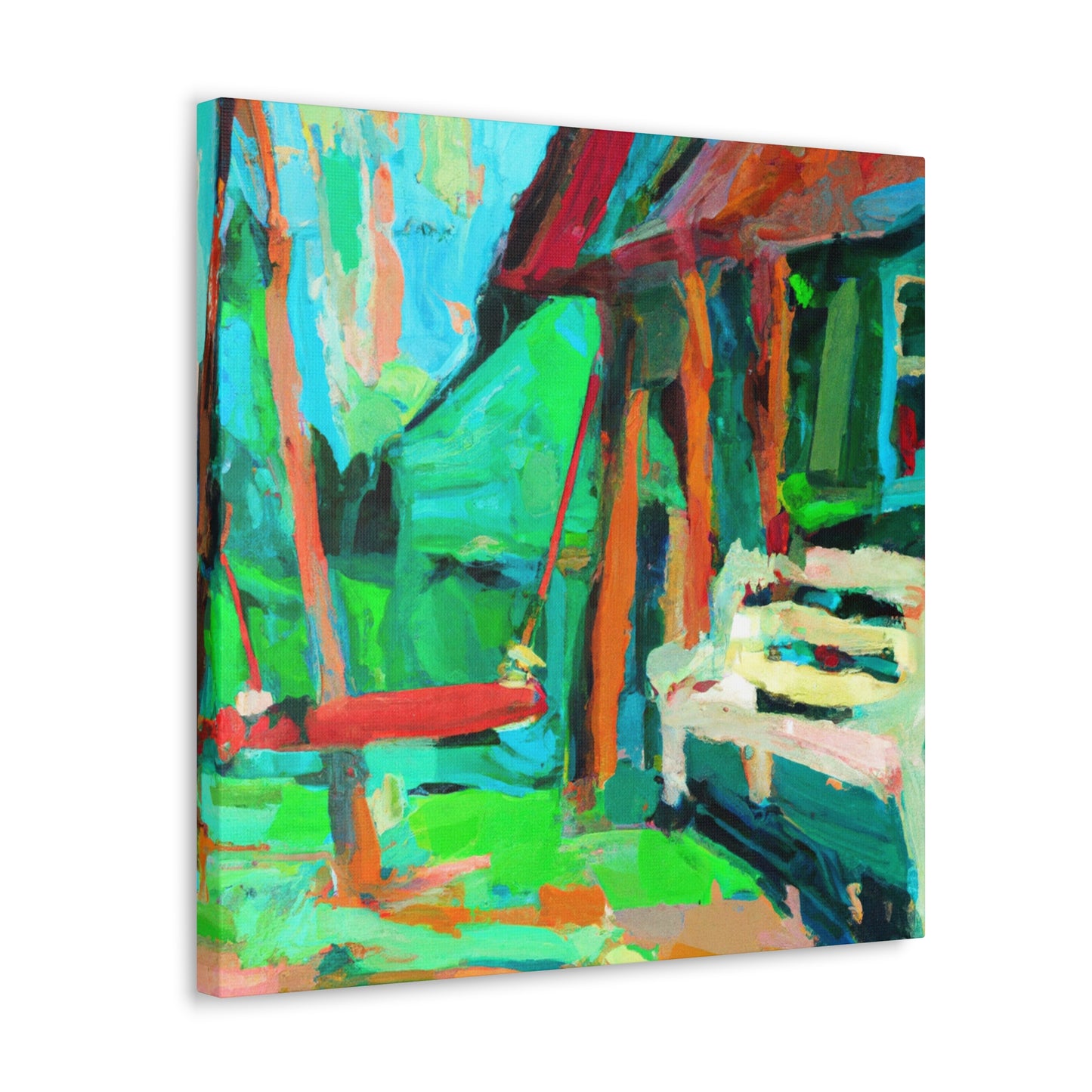 "Porch Swing Reflection" - Canvas