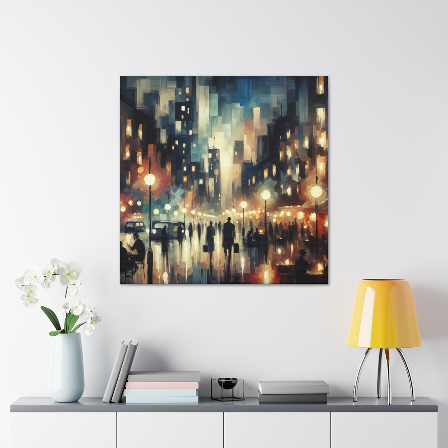 Passionate Moonlit Dance - Canvas