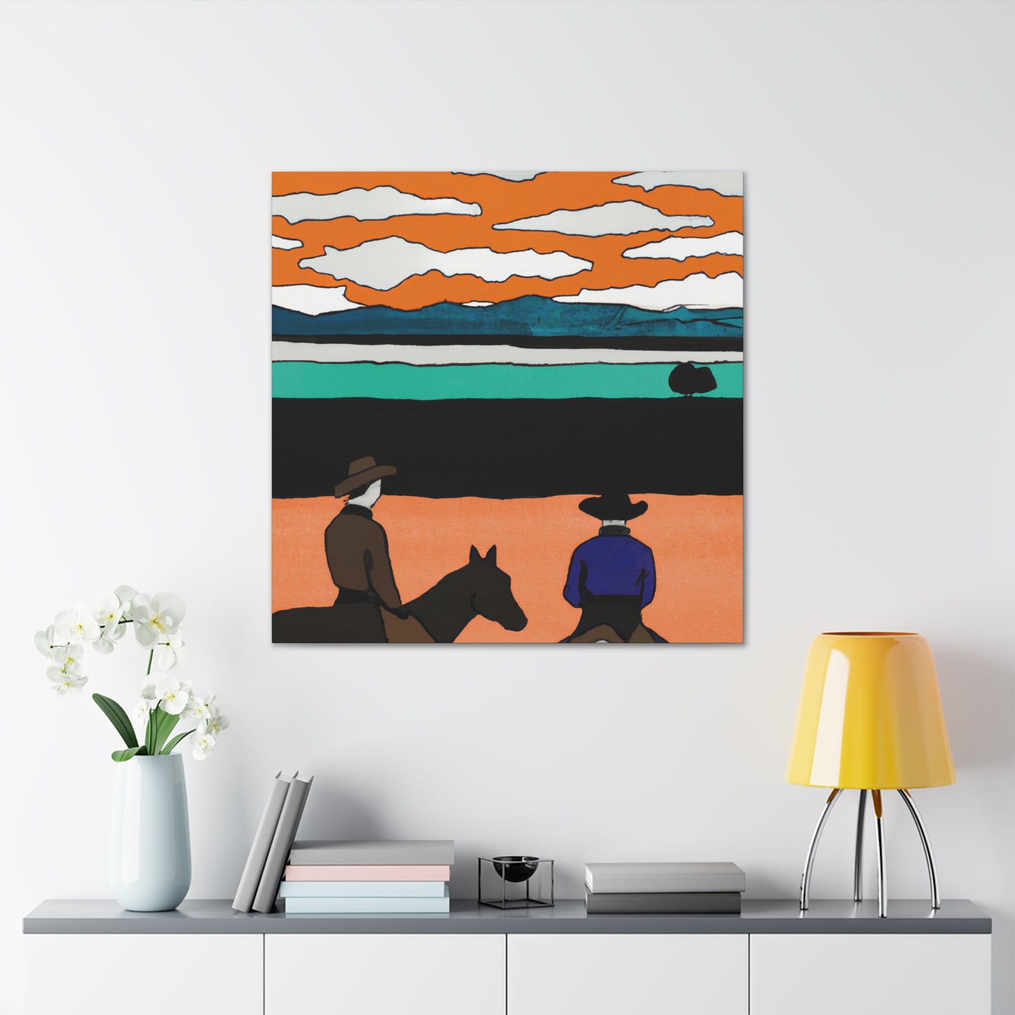 "Westward Western Wonder" - Canvas